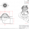 100mm Dome Roof Clamp Ring 90degree - Image 2