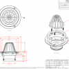 80mm Full Bronze Dome Roof Drain - Image 2