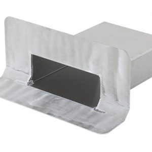 Aluminium Scupper Chamfer 200mm x 75mm