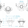 Aqua Down-Pipe Junction Vented Big Flange 80mm - Image 2