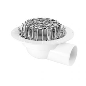 Aqua Roof Drain Side Exit 80mm