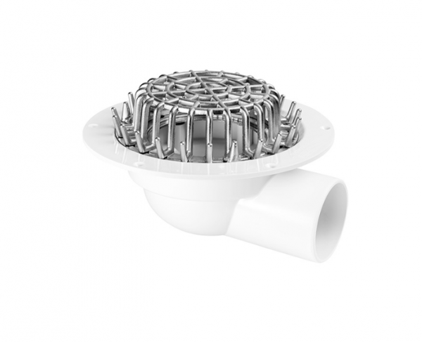 Aqua Roof Drain Side Exit 80mm