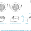 Aqua Roof Drain Side Exit 80mm - Image 2