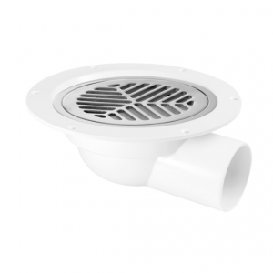 Aqua Deck Drain Side Exit Flat Top 100mm/80mm