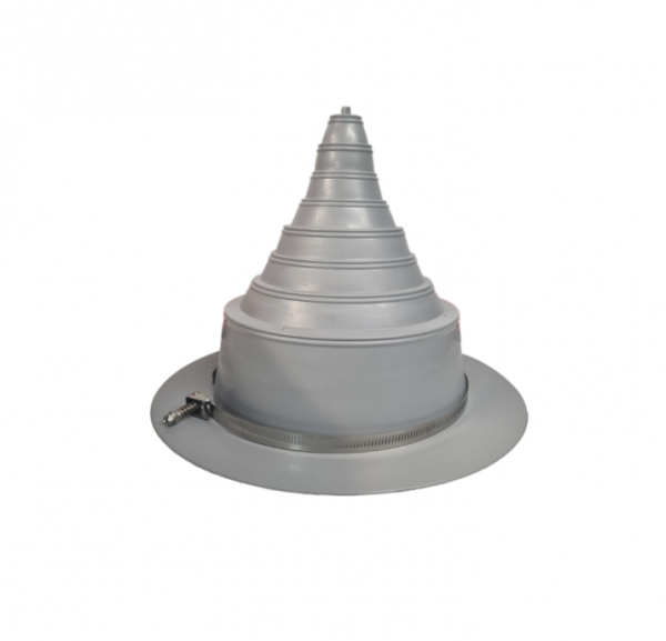TPO Pipe Seal Witches Hat Grey