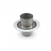 80mm PVC Base Closed Stainless Steel Sleeve Allthrough