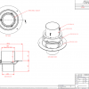 80mm PVC Base Open Stainless Steel Sleeve Allthrough - Image 2