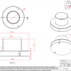 80mm Stainless Steel Top + PVC Base Soffit Cover - Image 2
