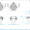 Aqua Roof Drain Bottom Exit Big Flange 65mm - Image 2