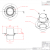 80mm PVC Base Open Plastic Sleeve Allthrough - Image 2