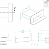 Stainless Scupper Chamfer 200mm x 75mm - Image 2