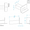Aluminium Scupper 100mm x 100mm - Image 2