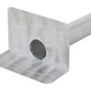 Aluminium Scupper Round 65mm