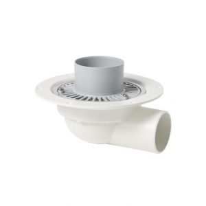 Aqua Down Pipe Side Exit Vented Big Flange 80mm