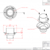80mm Allthrough Bronze Base Open Plastic Sleeve - Image 2