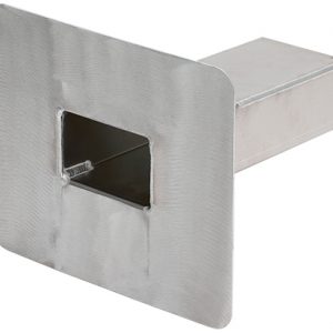Aluminium Overflow 100mm x 65mm