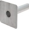 Aluminium Round Overflow 65mm x 300mm
