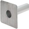 Aluminium Round Overflow 80mm x 300mm