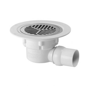 Aqua Deck Drain Side Exit Big Flange 50mm