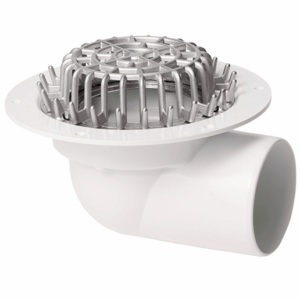 Aqua Roof Drain Side Exit Big Flange 100mm