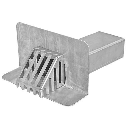 Aluminium Scupper Guard - fits 100mm x 65mm - Image 2